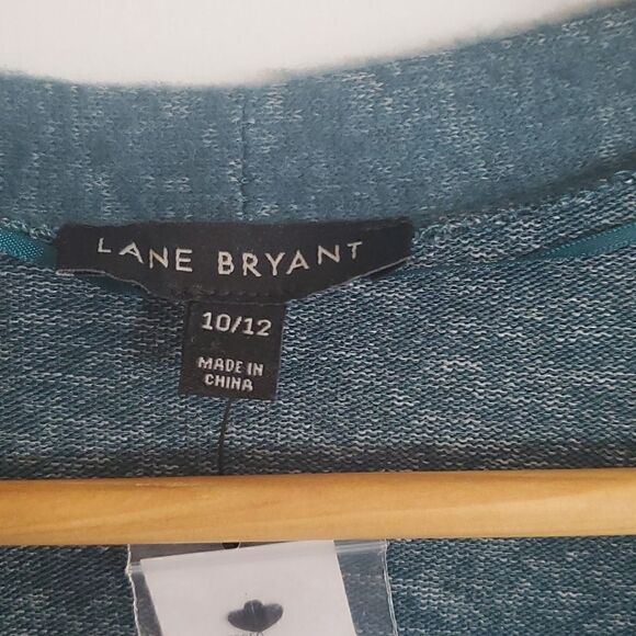 Lane Bryant Button Up Cardigan Long Line Size 10/12 NWT - Picture 3 of 9